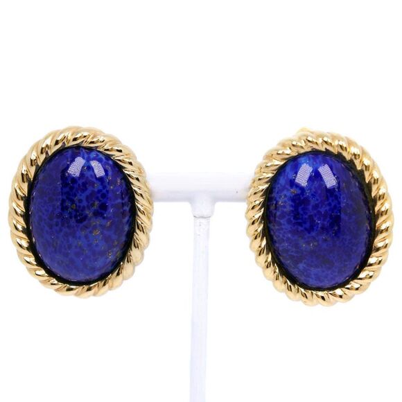 Dior Vintage Gold Plated Earrings - Picture 1 of 4